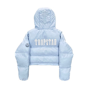 TRAPSTAR WOMAN HOODED PUFFER 2.0 JACKET -ICE BLUE