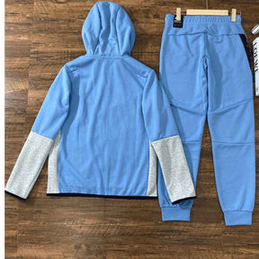 Conjunto Nike Tech Fleece Azul e Cinza