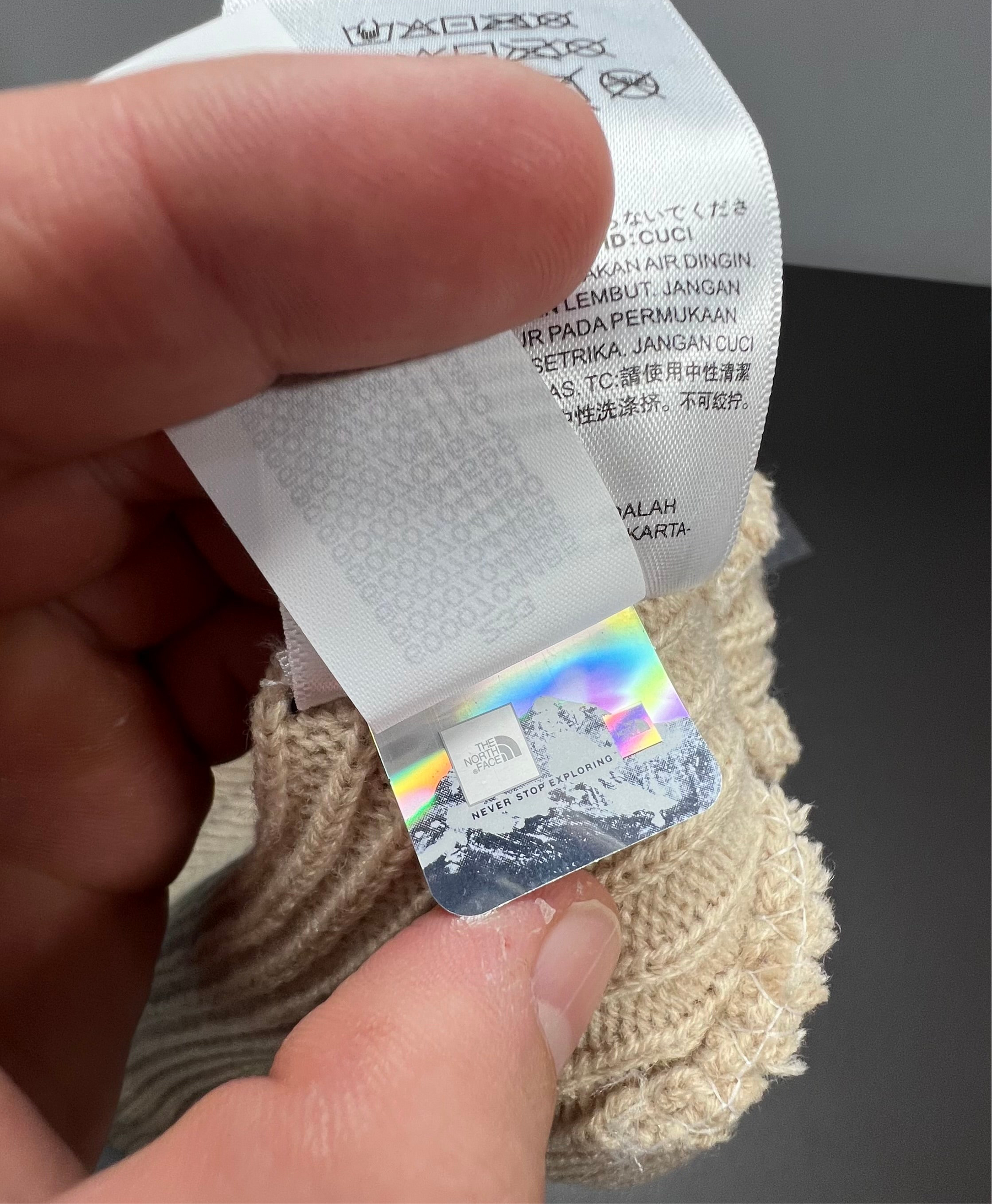 Gorro The North Face Box Cuffed - Unissex / Bege