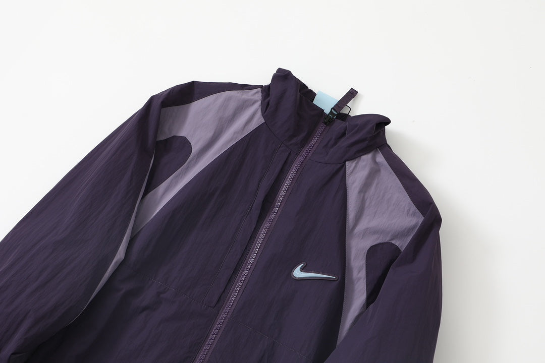 Nocta Nylon Track Jacket Purple