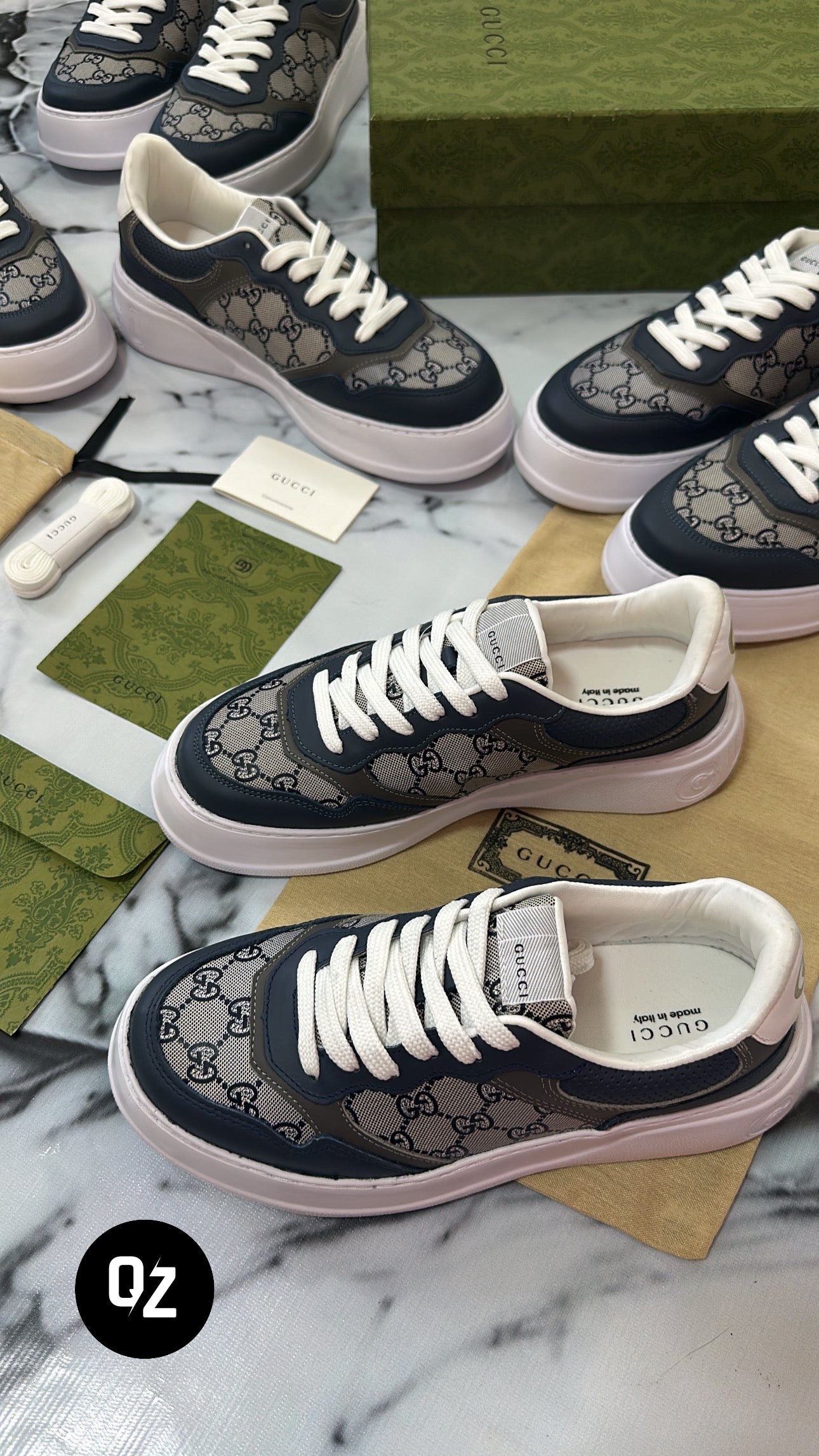 Tênis Gucci Super Premium Azul