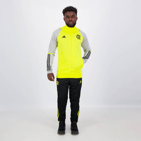 Agasalho Adidas Flamengo 2024 Amarelo e Preto