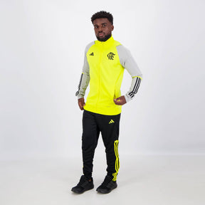 Agasalho Adidas Flamengo 2024 Amarelo e Preto