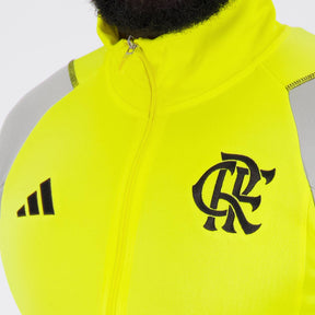 Agasalho Adidas Flamengo 2024 Amarelo e Preto