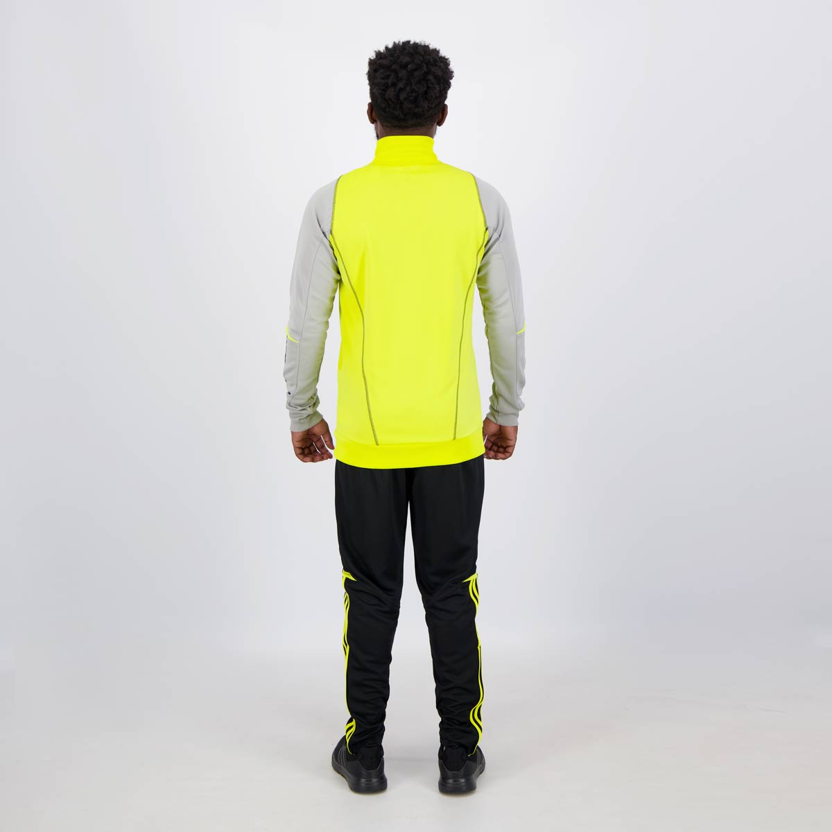 Agasalho Adidas Flamengo 2024 Amarelo e Preto