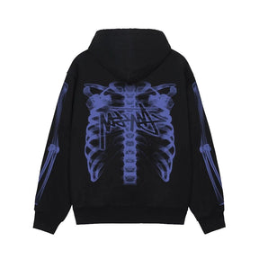 STUSSY FW23 RIB GAGE ZIP HOODIE