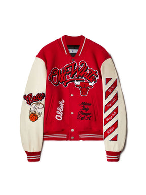 Off-White Bulls Varsity Jacket
